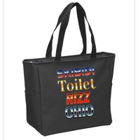 S.K.I.Bi.D.I Toilet Rizz Ohio Zip Tote Bag