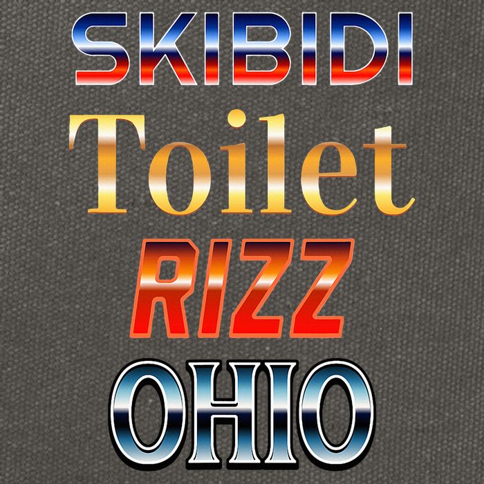 S.K.I.Bi.D.I Toilet Rizz Ohio Cotton Canvas Backpack
