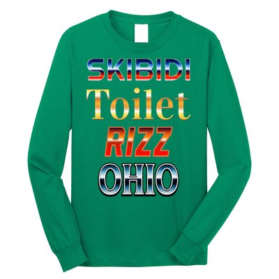 S.K.I.Bi.D.I Toilet Rizz Ohio Long Sleeve Shirt