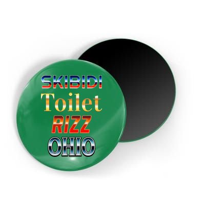 S.K.I.Bi.D.I Toilet Rizz Ohio Magnet