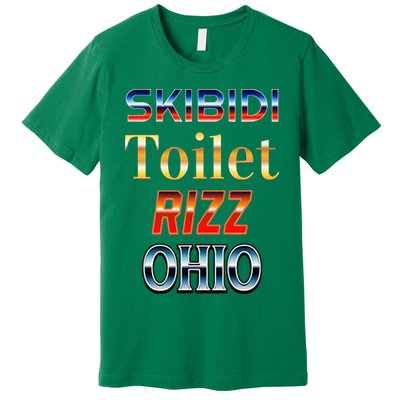 S.K.I.Bi.D.I Toilet Rizz Ohio Premium T-Shirt