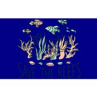 Save The Reefs Abstract Art Design Featuring The Coral Reefs Gift Bumper Sticker