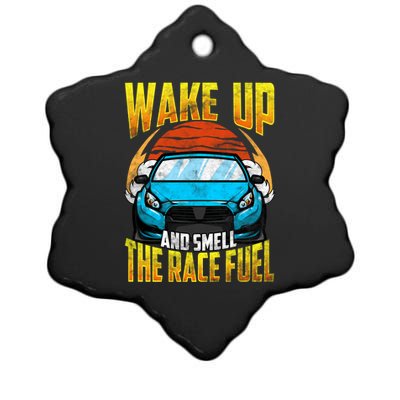 Smell The Race Fuel Car/auto Drag Racing Hot Rod Gift Meaningful Gift Ceramic Star Ornament