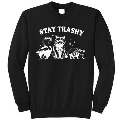 Stay Trashy Raccoon Opossum Skunk Sweatshirt