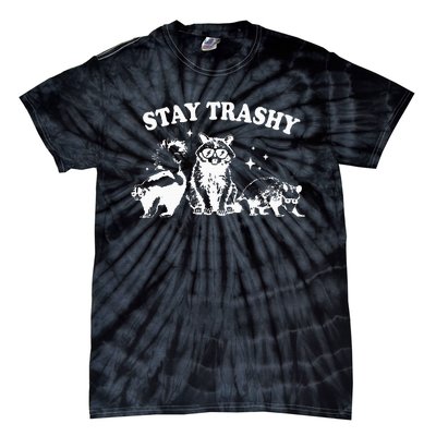 Stay Trashy Raccoon Opossum Skunk Tie-Dye T-Shirt