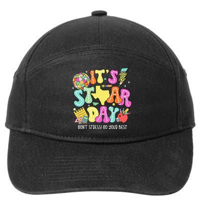 State Testing Retro ItS Staar Day DonT Stress Do Your Best 7-Panel Snapback Hat