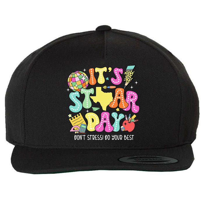 State Testing Retro ItS Staar Day DonT Stress Do Your Best Wool Snapback Cap