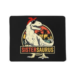 Sistersaurus T Rex Dinosaur Sister Saurus Family Matching Mousepad