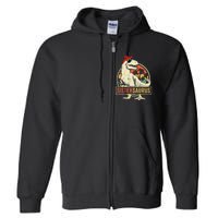 Sistersaurus T Rex Dinosaur Sister Saurus Family Matching Full Zip Hoodie