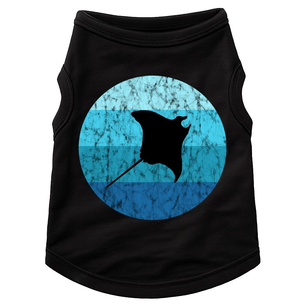 Stingray Ta Ray Retro Vintage Ocean Water Animal Gift Doggie Tank