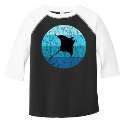 Stingray Ta Ray Retro Vintage Ocean Water Animal Gift Toddler Fine Jersey T-Shirt