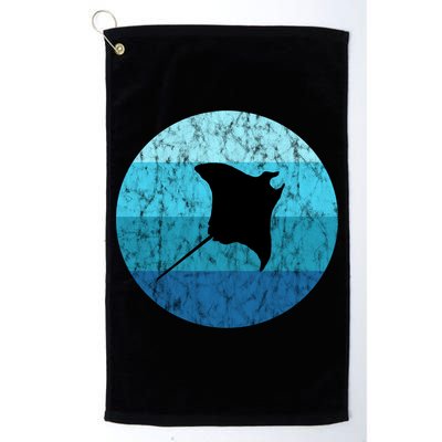 Stingray Ta Ray Retro Vintage Ocean Water Animal Gift Golf Towel