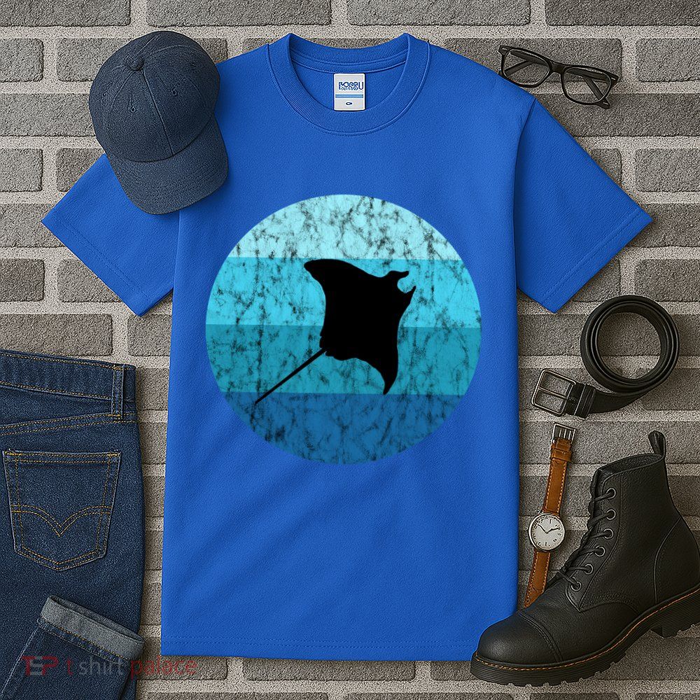 Stingray Ta Ray Retro Vintage Ocean Water Animal Gift Tall T-Shirt