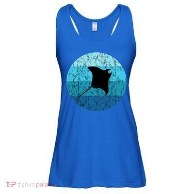 Stingray Ta Ray Retro Vintage Ocean Water Animal Gift Ladies Essential Flowy Tank