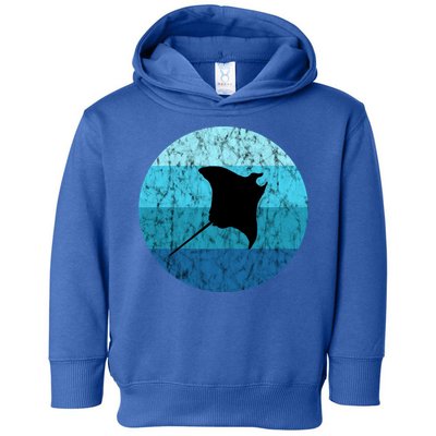 Stingray Ta Ray Retro Vintage Ocean Water Animal Gift Toddler Hoodie