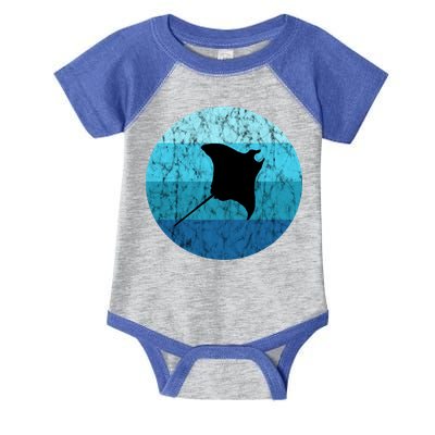 Stingray Ta Ray Retro Vintage Ocean Water Animal Gift Infant Baby Jersey Bodysuit