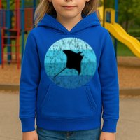 Stingray Ta Ray Retro Vintage Ocean Water Animal Gift Kids Hoodie