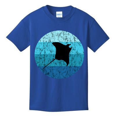 Stingray Ta Ray Retro Vintage Ocean Water Animal Gift Kids T-Shirt