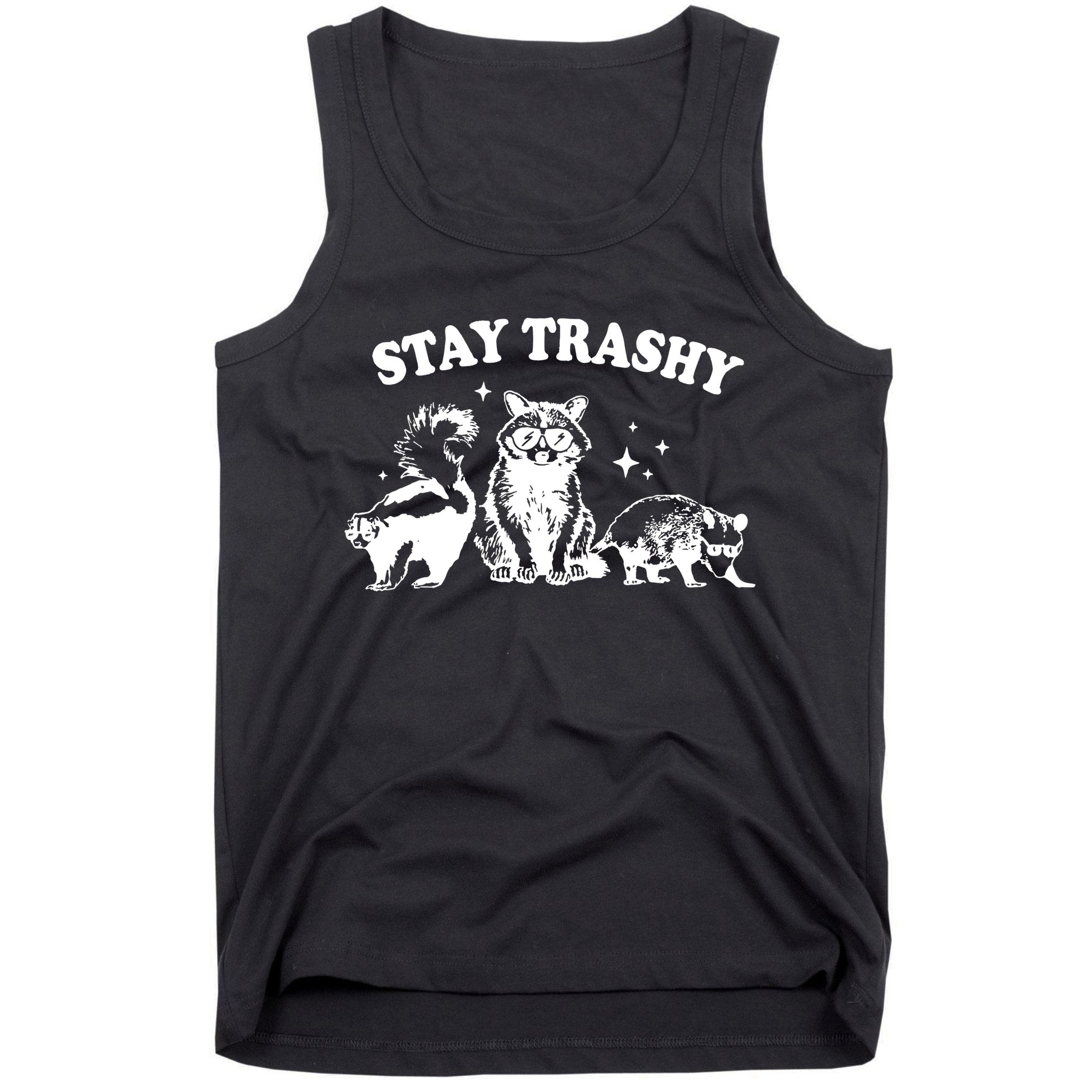Stay Trashy Raccoon Opossum Skunk Tank Top
