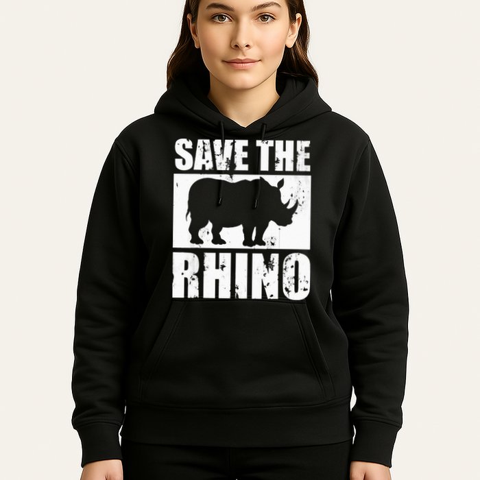 Save The Rhino Hoodie