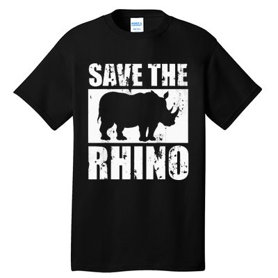 Save The Rhino Tall T-Shirt