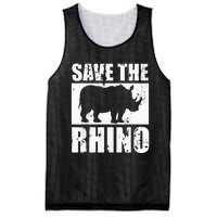 Save The Rhino Mesh Reversible Basketball Jersey Tank