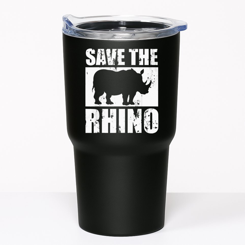 Save The Rhino Tumbler
