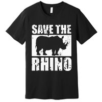 Save The Rhino Premium T-Shirt