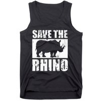 Save The Rhino Tank Top