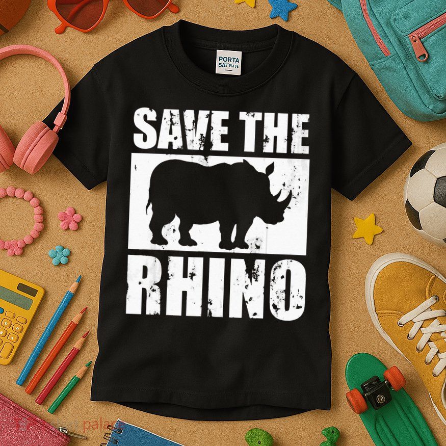 Save The Rhino Kids T-Shirt