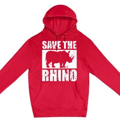 Save The Rhino Premium Pullover Hoodie