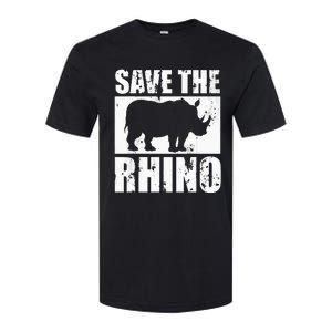 Save The Rhino Softstyle CVC T-Shirt