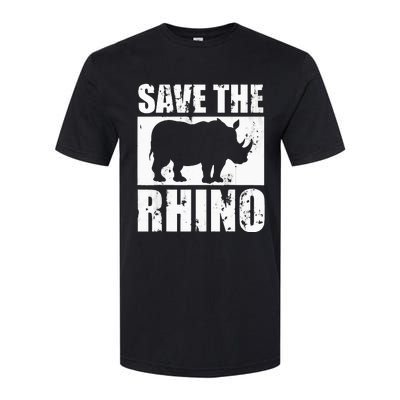 Save The Rhino Softstyle CVC T-Shirt