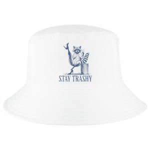 Stay Trashy Raccoon Funny Feminine Halloween Cool Comfort Performance Bucket Hat