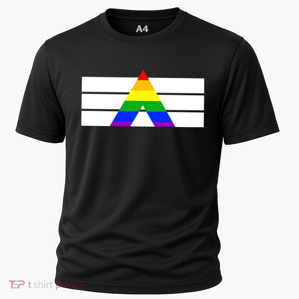 Straight Ally Pride Flag Cooling Performance Crew T-Shirt
