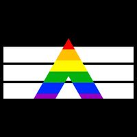 Straight Ally Pride Flag Pom Pom 12in Knit Beanie