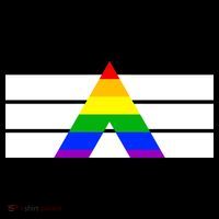 Straight Ally Pride Flag Visor