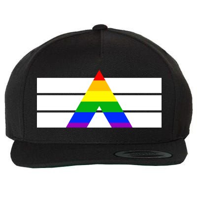 Straight Ally Pride Flag Wool Snapback Cap