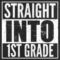 Straight Into 1st Grade 7 Panel Mesh Trucker Snapback Hat