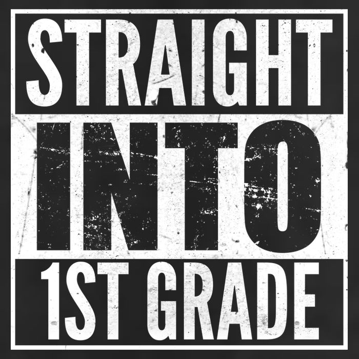 Straight Into 1st Grade 7 Panel Mesh Trucker Snapback Hat