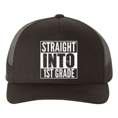 Straight Into 1st Grade Yupoong Adult 5-Panel Trucker Hat