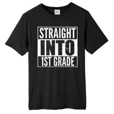 Straight Into 1st Grade Tall Fusion ChromaSoft Performance T-Shirt