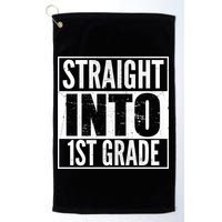 Straight Into 1st Grade Golf Towel