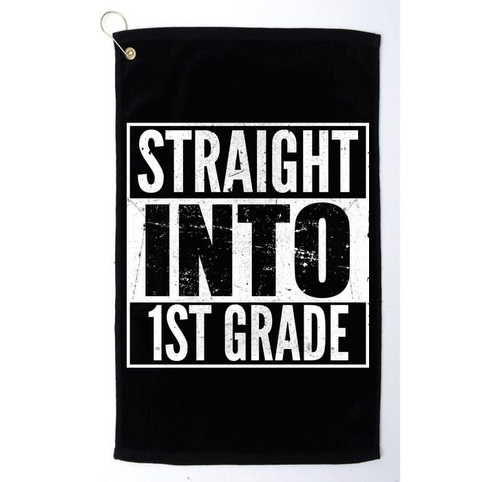 Straight Into 1st Grade Golf Towel