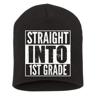 Straight Into 1st Grade Short Acrylic Beanie