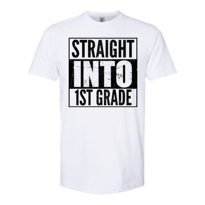 Straight Into 1st Grade Softstyle® CVC T-Shirt