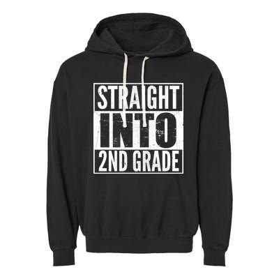 Straight Into 2nd Grade Garment-Dyed Fleece Hoodie