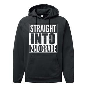 Straight Into 2nd Grade Performance Fleece Hoodie