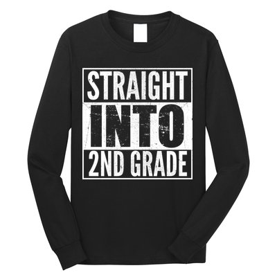 Straight Into 2nd Grade Long Sleeve Shirt