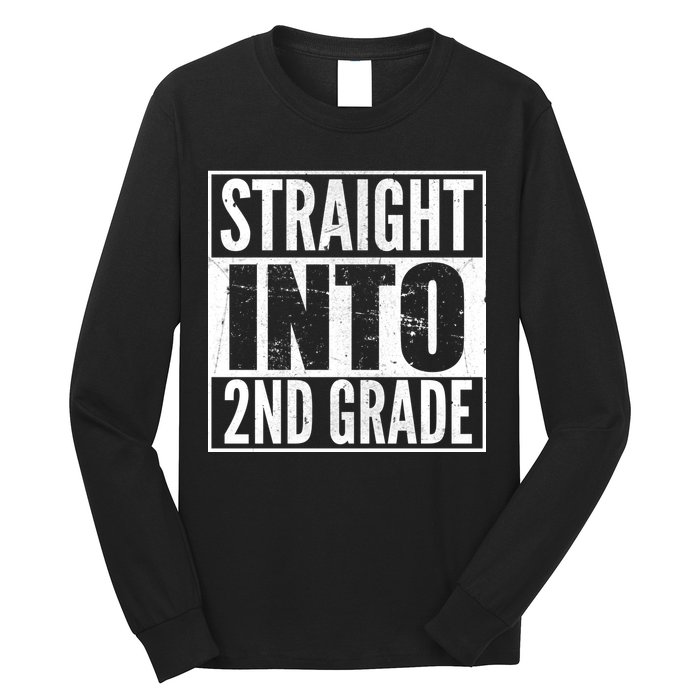 Straight Into 2nd Grade Long Sleeve Shirt